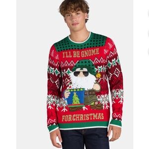 Jolly Sweaters Men’s Ugly Christmas Sweater Size: M
